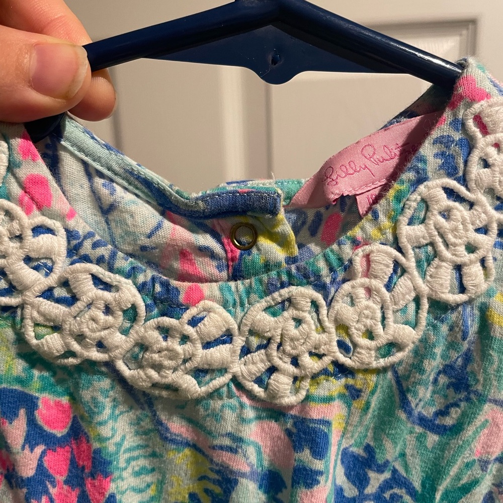 Lilly Pulitzer Bubble with White Lace - Picture 3 of 5